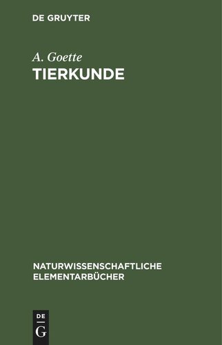 Tierkunde