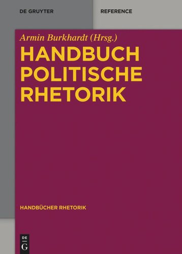 Handbuch Politische Rhetorik