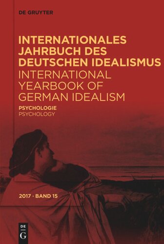 Internationales Jahrbuch des Deutschen Idealismus / International Yearbook of German Idealism: 15/2017 Psychologie