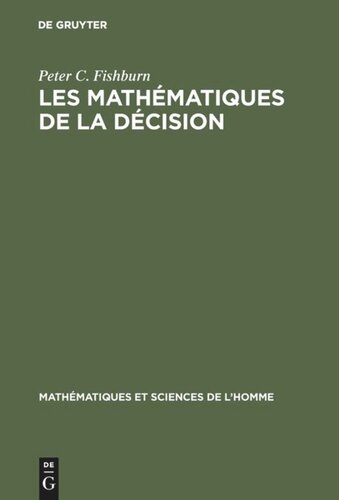 Les mathématiques de la décision