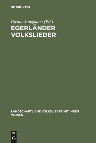 Egerländer Volkslieder