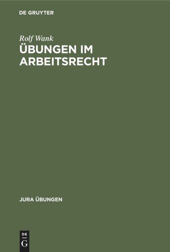 Übungen im Arbeitsrecht