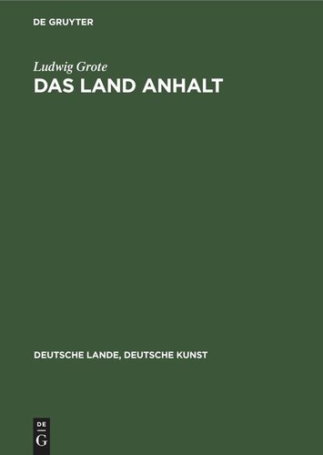 Das Land Anhalt