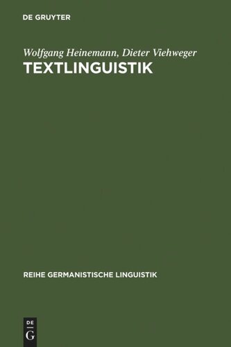 Textlinguistik: eine Einführung