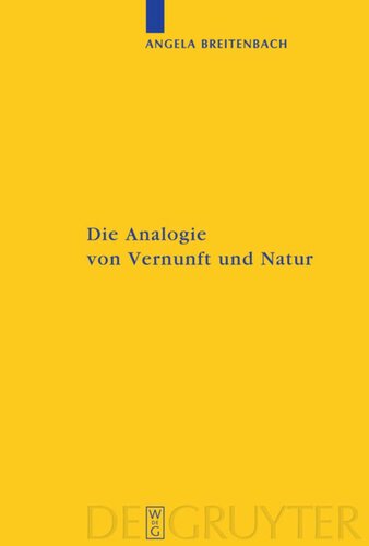 Die Analogie von Vernunft und Natur: Eine Umweltphilosophie nach Kant
