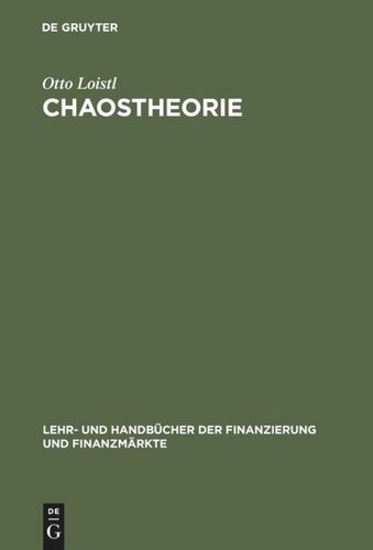 Chaostheorie: Zur Theorie nichtlinearer dynamischer Systeme