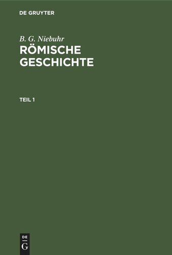 Römische Geschichte: Teil 1