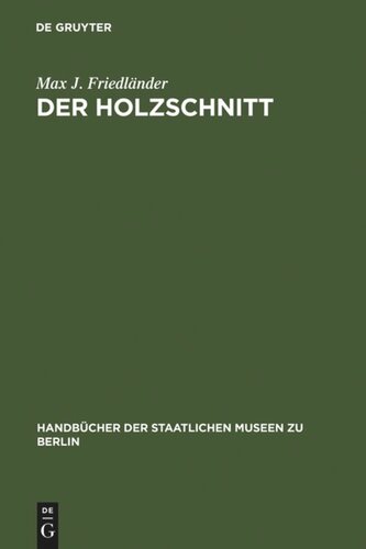Der Holzschnitt