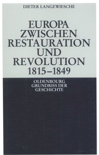 Europa zwischen Restauration und Revolution 1815-1849