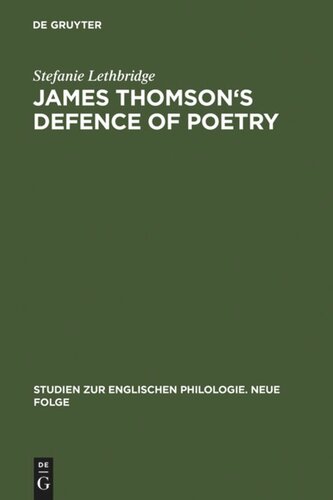 James Thomson's Defence of Poetry: Intertextual Allusion in »The Seasons«