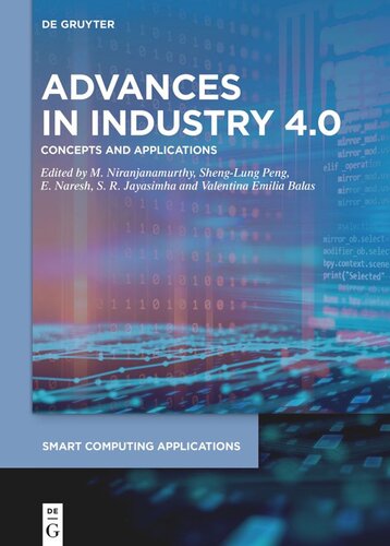 Advances in Industry 4.0: Concepts and Applications