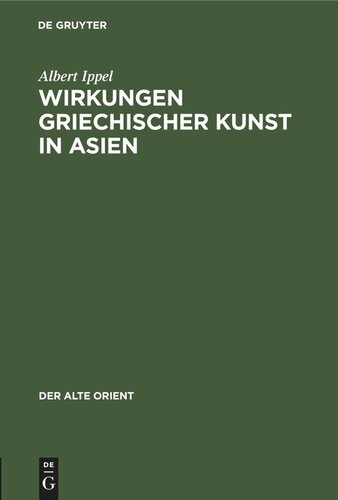 Wirkungen griechischer Kunst in Asien