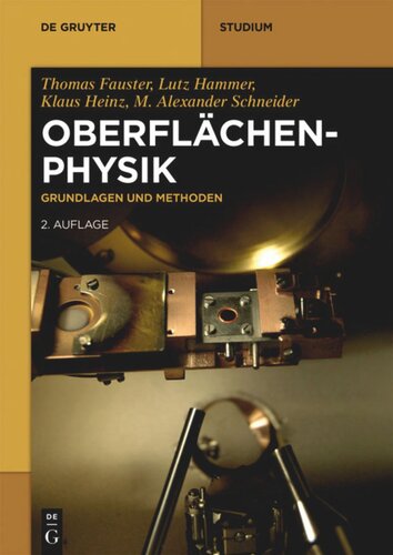 Oberflächenphysik: Grundlagen und Methoden