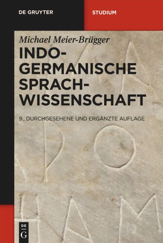 Indogermanische  Sprachwissenschaft