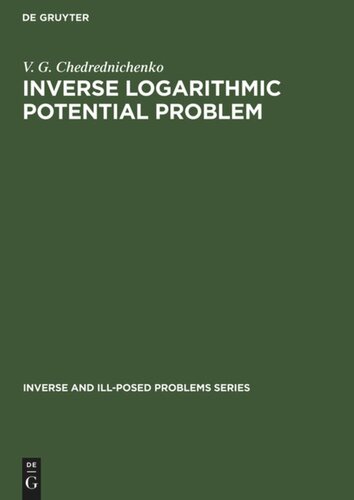 Inverse Logarithmic Potential Problem