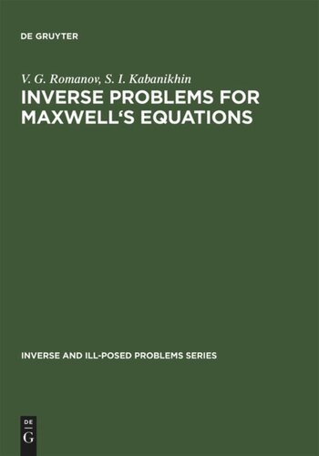 Inverse Problems for Maxwell's Equations
