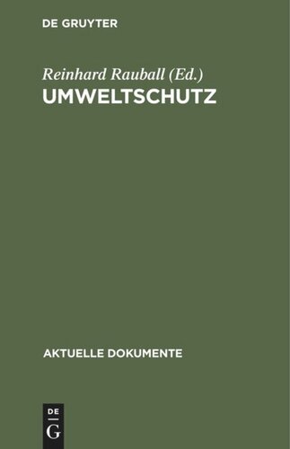 Umweltschutz