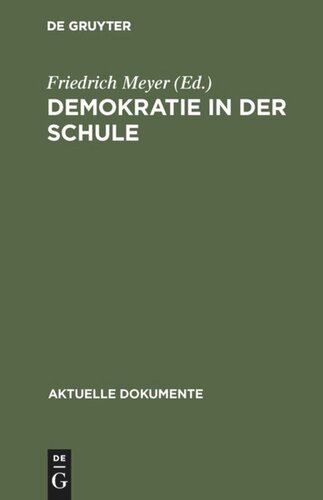 Demokratie in der Schule
