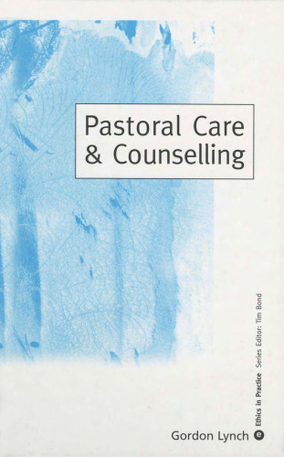 Pastoral Care and Counseling