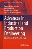 Advances in Industrial and Production Engineering: Select Proceedings of FLAME 2022