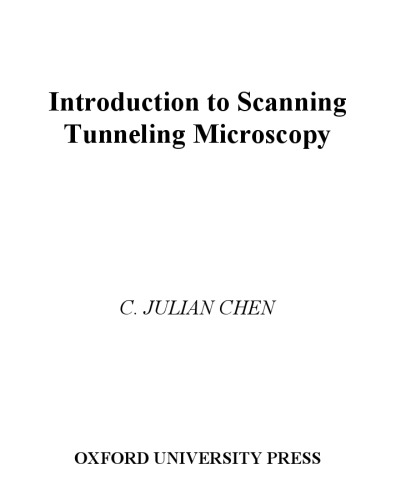 Introduction to Scanning Tunneling Microscopy