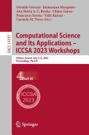 Computational Science and Its Applications – ICCSA 2023 Workshops: Athens, Greece, July 3–6, 2023, Proceedings, Part IV