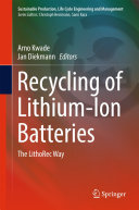 Recycling of Lithium-Ion Batteries: The LithoRec Way