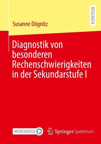 Diagnostik von besonderen Rechenschwierigkeiten in der Sekundarstufe I