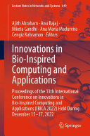 Innovations in Bio-Inspired Computing and Applications: Proceedings of the 13th International Conference on Innovations in Bio-Inspired Computing and Applications (IBICA 2022) Held During December 15-17, 2022