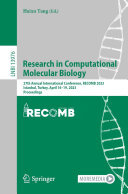 Research in Computational Molecular Biology: 27th Annual International Conference, RECOMB 2023, Istanbul, Turkey, April 16–19, 2023, Proceedings