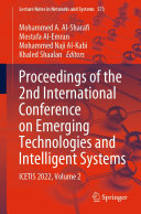 Proceedings of the 2nd International Conference on Emerging Technologies and Intelligent Systems: ICETIS 2022, Volume 2