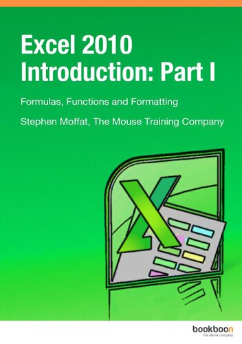 Excel 2010 Introduction: Part 1