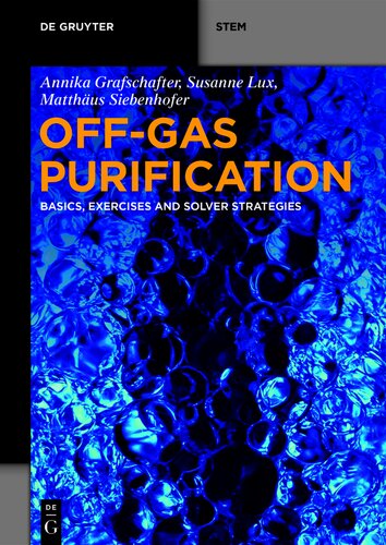 Off-Gas Purification: Basics, Exercises and Solver Strategies