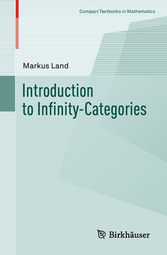 Introduction to Infinity-Categories (Compact Textbooks in Mathematics)