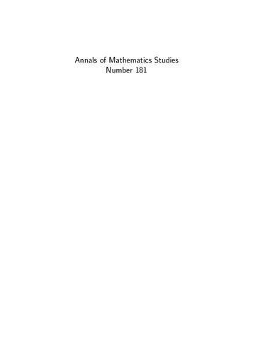 Some Problems of Unlikely Intersections in Arithmetic and Geometry (AM-181) (Annals of Mathematics Studies, 181)