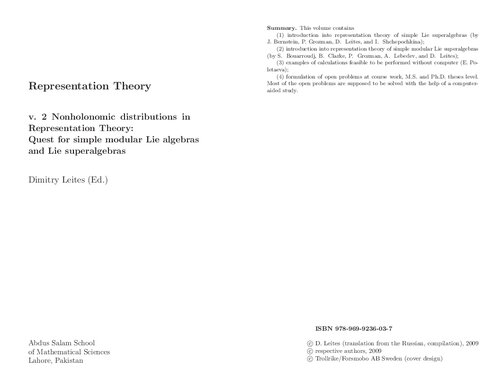Representation theory. Vol. 2. Nonholonomic distributions in representation theory. Quest for simple modular Lie algebras and Lie superalgebras