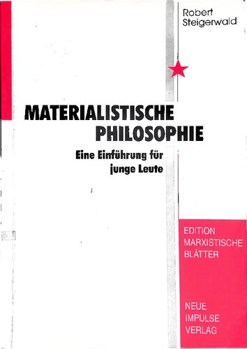 Materialistische Philosophie: eine Einführung für junge Leute