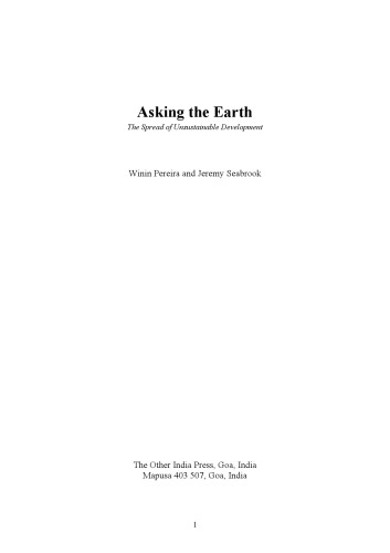 Asking the Earth: The Spread of Unsustainable Development