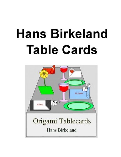 Origami Tablecards
