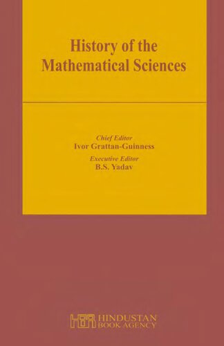 History of the Mathematical Sciences