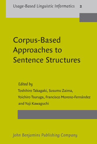 Corpus-based Approaches To Sentence Structures