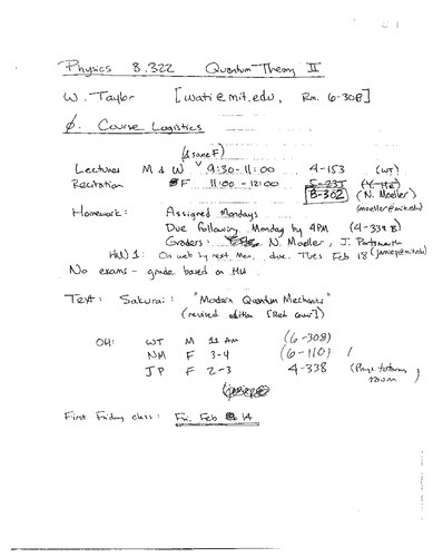 Quantum Theory II: Lecture Notes