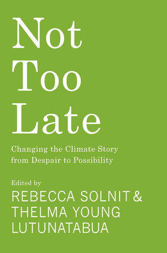 Not Too Late: Changing the Climate Story from Despair to Possibility
