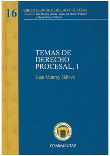 Temas de derecho procesal, 1