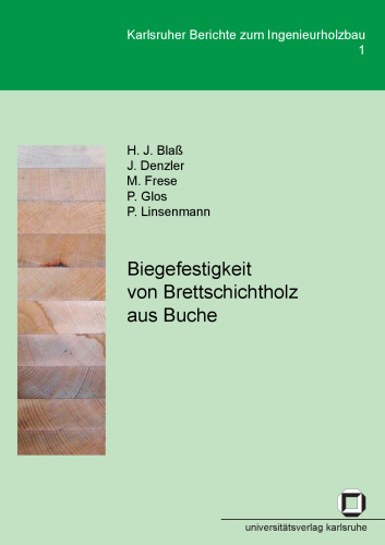 Biegefestigkeit Von Brettschichtholz Aus Buche