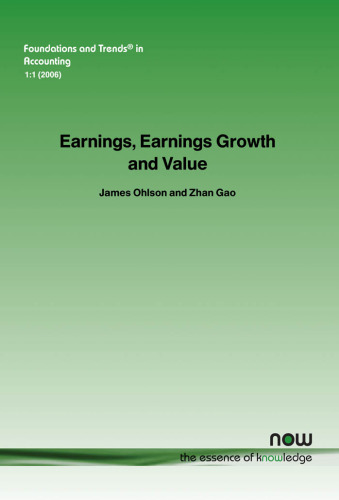 Earnings, Earnings Growth and Value
