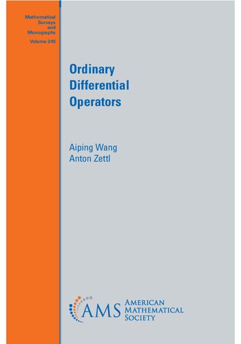 Ordinary Differential Operators (Mathematical Surveys and Monographs)