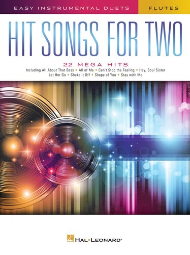 Hit Songs for Two Flutes--Easy Instrumental Duets