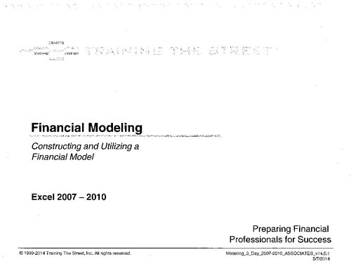 Financial Modeling