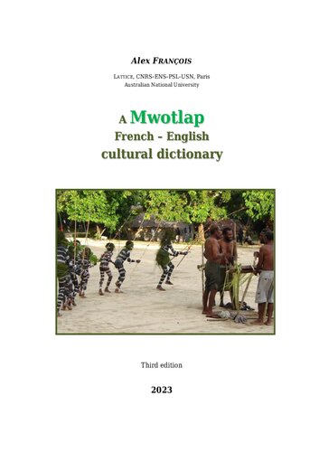 A Mwotlap French-English cultural dictionary